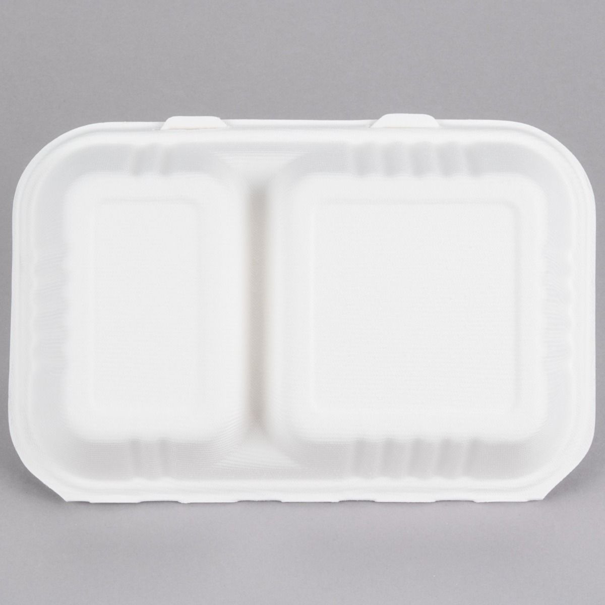 2 Compartment Biodegradable Bagasse Takeaway Boxes | iKrafts