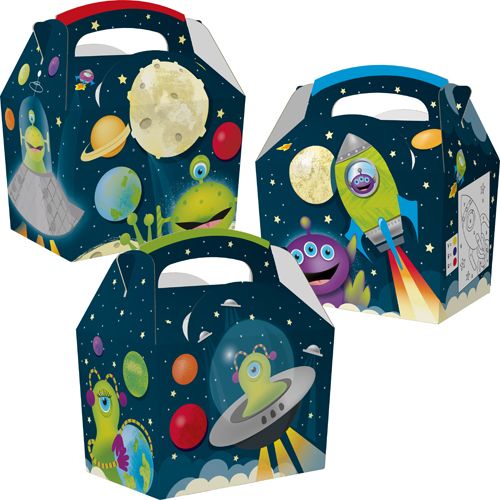 Colpac Alien Party Meal Boxes 