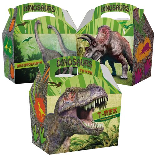 Colpac Dinosaur Printed Meal Boxes 