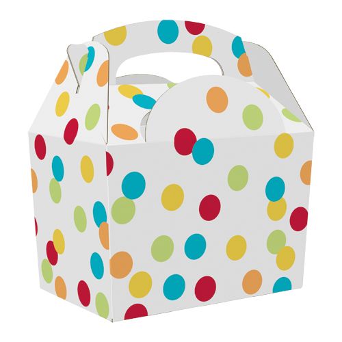 Colpac Polka Dot Printed Meal Boxes 