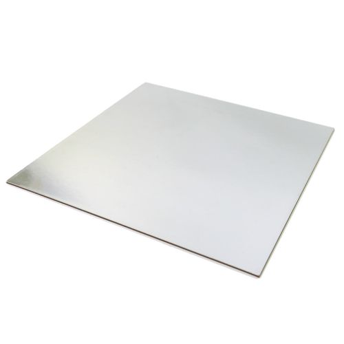 25 x Silver 8" Square Double Thick Cake Boards