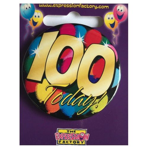 100th Birthday Badge