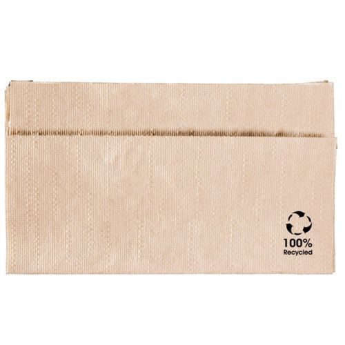 (500 pack) 13" 1 Ply Recycled Paper Napkins
