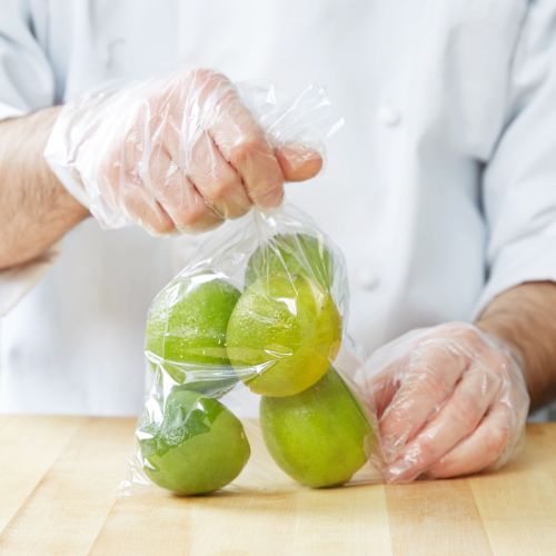 1000 x 10 x 12" 120 Gauge Clear Polyethene Plastic Bags 