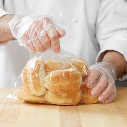 1000 x 12 x 15" 100 Gauge Clear Polyethene Plastic Bags 