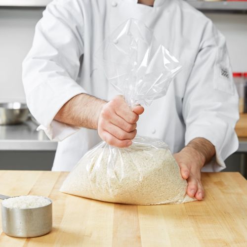 1000 x 12 x 18" 120 Gauge Clear Polyethene Plastic Bags 