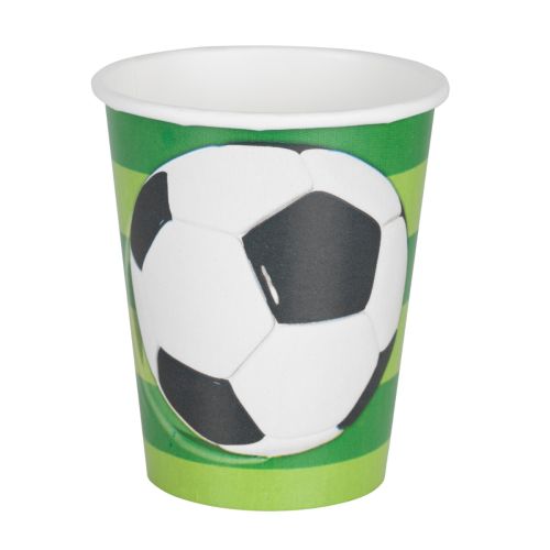 8 x Football Party Paper Cups