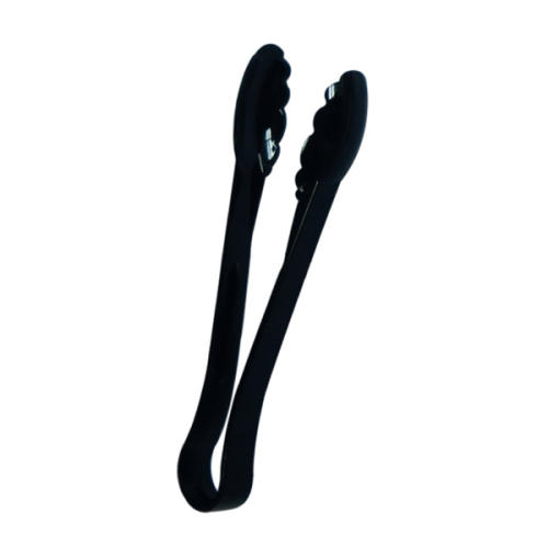 23cm Reusable Black Serving Tongs