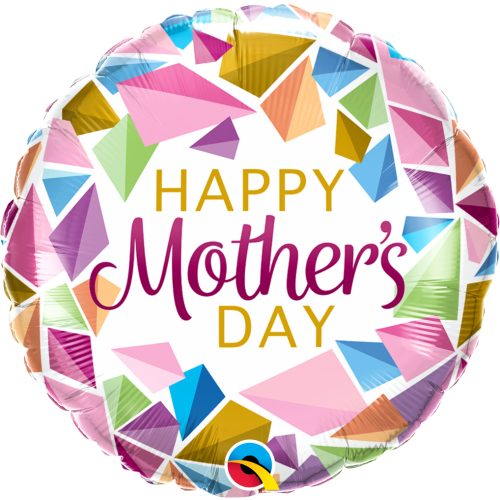 Mother's Day Colourful Gems Standard Foil Balloon