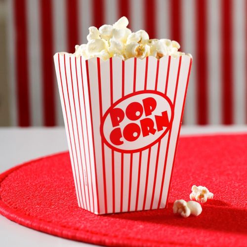 Striped Popcorn Boxes Pack