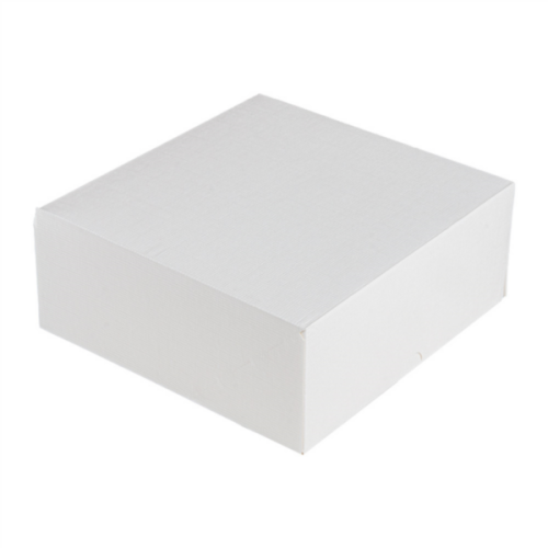 50 x Square White Cake Boxes