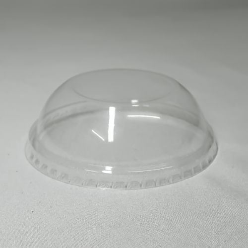 100 x Dome Lid for Kraft Brown & Black Ice Cream Tubs - To Fit 5oz/160ml