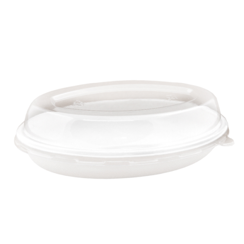 50 x PET Plastic Dome For Small Oval Bowl 