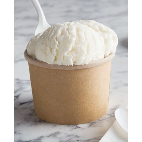 50 x 4oz Kraft Brown Paper Food Tubs