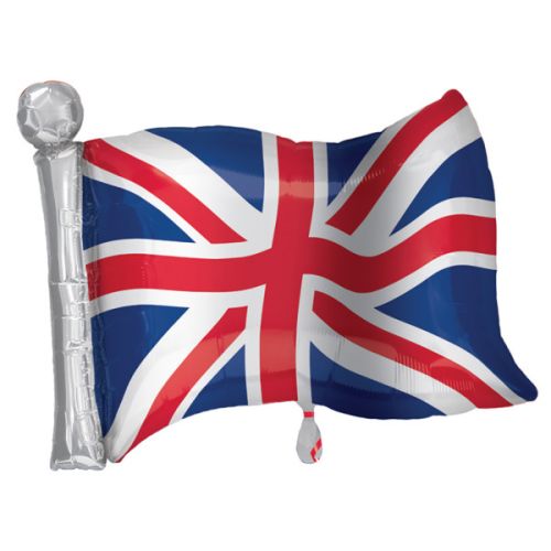 Great Britain Union Jack Flag Supershape Balloon