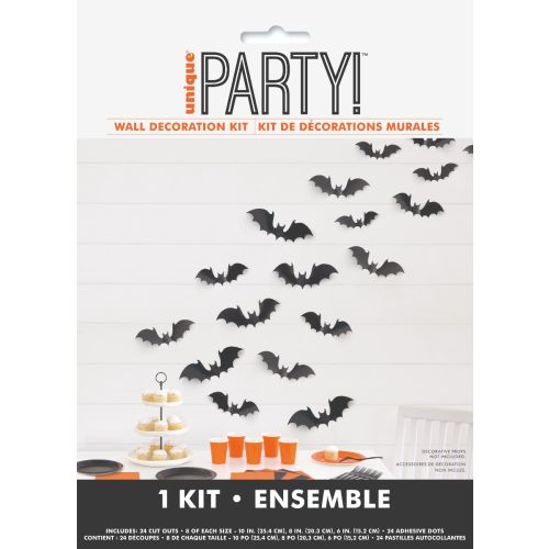 Flying Bats Wall Decorating Kit