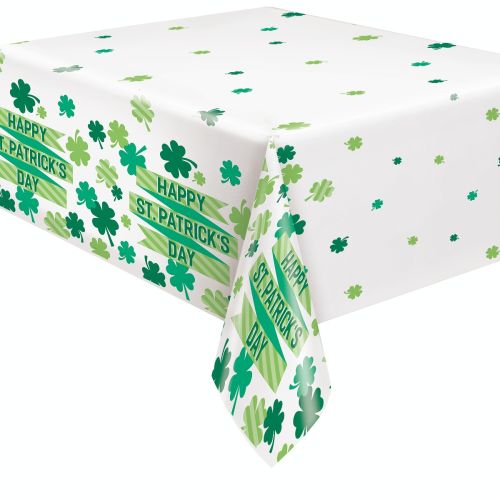 Lucky Clover St Patrick's Day Table Cover 