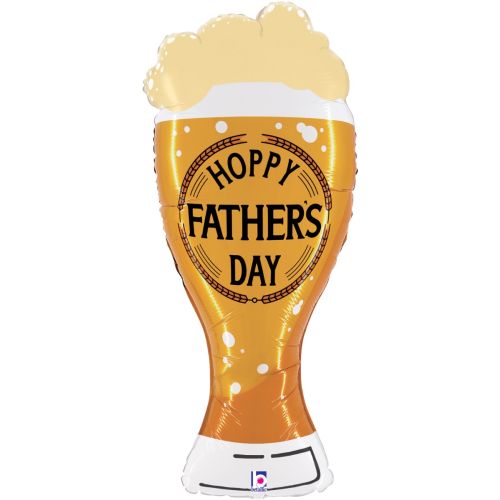 Fathers Day Beer Glass Foil Balloon
