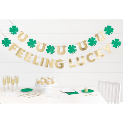 Feeling Lucky Shamrock Banner