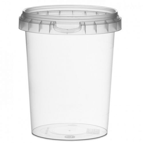 480 x 520ml Round Tamper Evident Containers and Lids