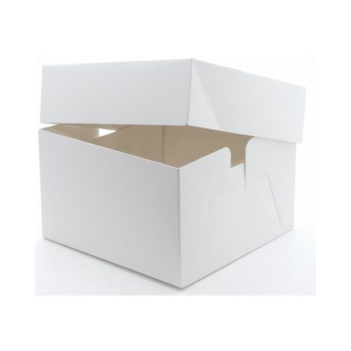 8" x 8" x 5" Tall Card Cake Boxe with Separate Lid