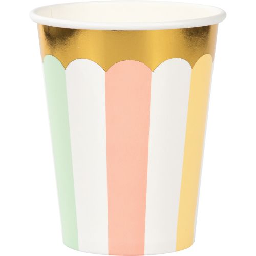 8 x Pastel Celebrations Paper Cups