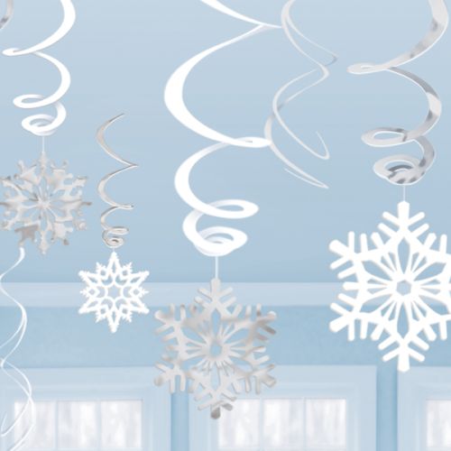 Snowflake Swirls Decorations