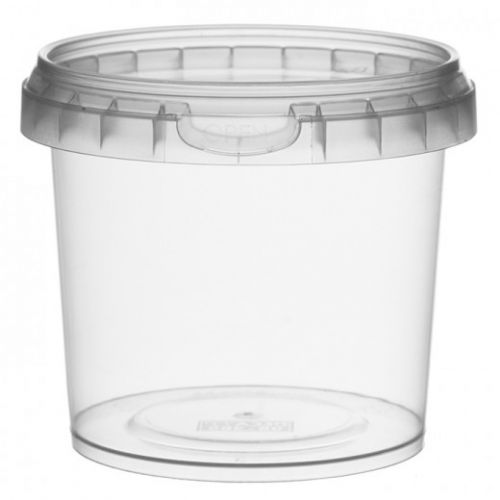 1200 x 140ml Round Tamper Evident Containers and Lids