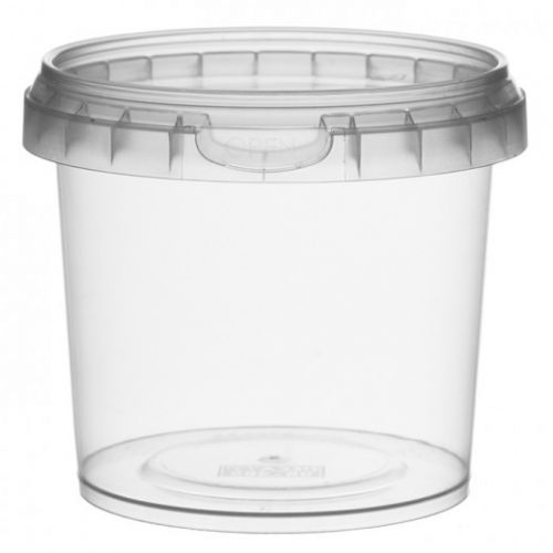 1200 x 140ml Round Tamper Evident Containers and Lids