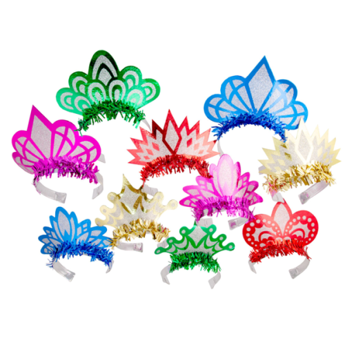 10 x Tiaras Pack - Assorted Colours