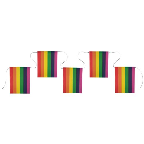 Rainbow Stripe Paper Bunting 