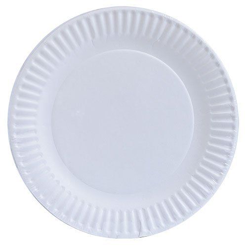 100 x 6.75" Round White Paper Plates