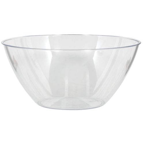 Reusable 4.7 Litre Clear Plastic Serving Bowl