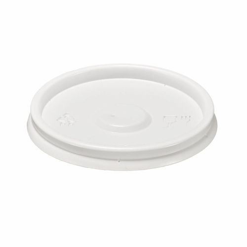 1000 x 4oz White Plastic Coffee Cup Lid