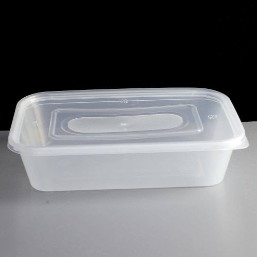 25 x Microwavable 500ml Containers & Lids