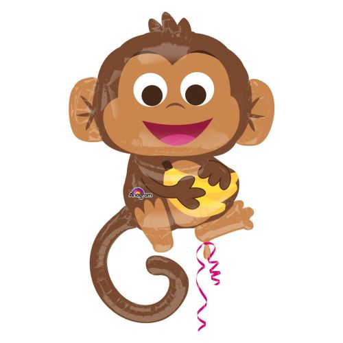 Happy Monkey Supershape Balloon