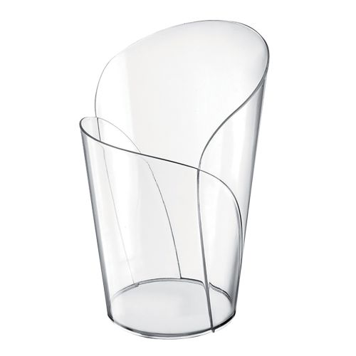 15 x 90ml Clear Conical Petal Dessert Cup