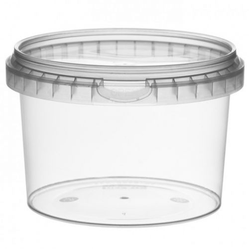 Round Tamper Evident Containers and Lids - Multiple Sizes