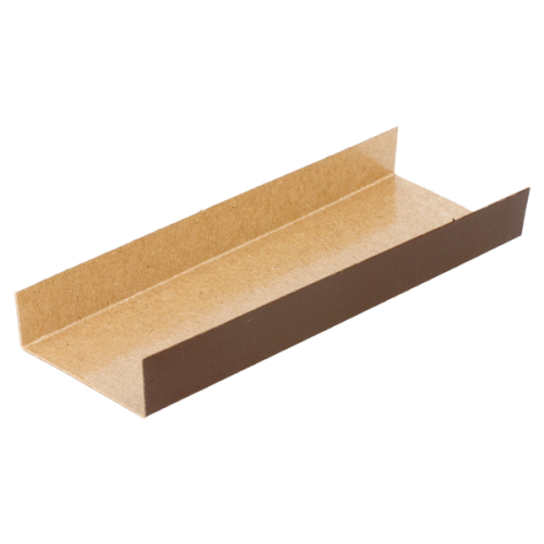 200 x Brown 2 Sided Cake Slice U Card  - 13 x 4.5cm