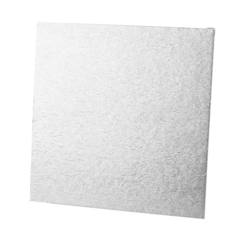 Silver 3mm Square Cake Board