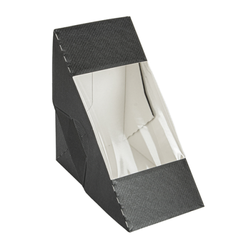 50 x Black Double Sandwich Wedge