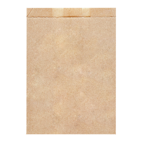 500 x Gusseted Kraft Brown Paper Bakery Bag 