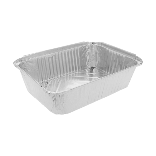 50 x Foil Roasting Trays with Lids - 3000ml