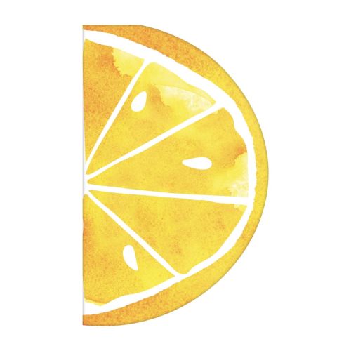 16 x Just Chillin' Lemon Die-Cut Napkins