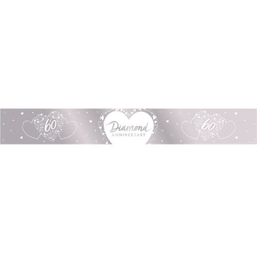 Diamond Anniversary Foil Banner