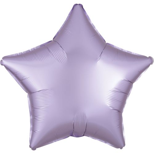 Pastel Lilac Satin Luxe Star Foil Balloon