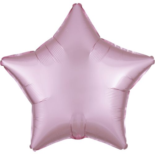 Pastel Pink Satin Luxe Star Foil Balloon