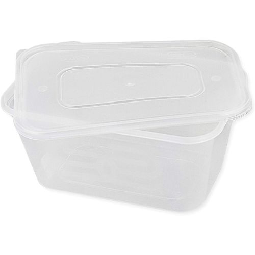 25 x Microwavable 1000ml Containers & Lids 
