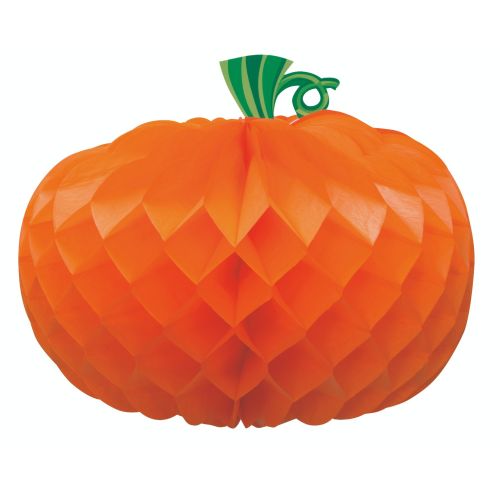 3D Honeycomb Pumpkin Decoration 