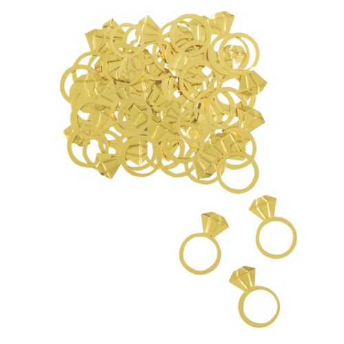 Large Gold Diamond Ring Confetti 